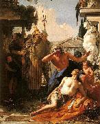 Giovanni Battista Tiepolo Death of Hyacinth. oil